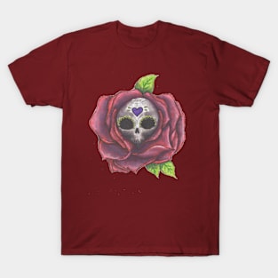 flower skull T-Shirt